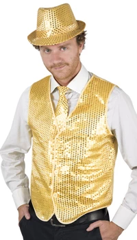 GILET SANS MANCHES OR