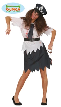 DEGUISEMENT POLICIERE ZOMBIE
