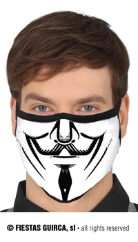 MASQUE TISSU ANONYMOUS