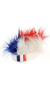 COIFFE AVEC CHEVEUX TRICOLORE