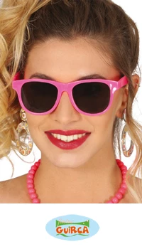 LUNETTES FLUO ROSE