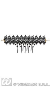 COLLIER DENTELLE NOIRE