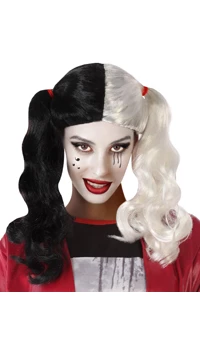 PERRQUE NOIRE ET BLANCHE