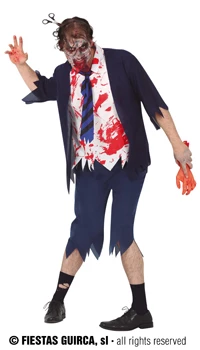 DEGUISEMENT ETUDIANT ZOMBIE