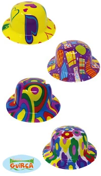 CHAPEAU MELON BARIOLE