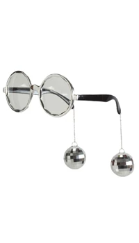 LUNETTES DISCO ARGENT