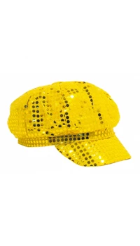 CASQUETTE PAILLETTE OR