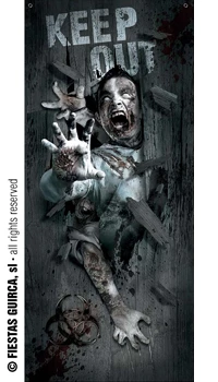 COUVRE PORTE ATTAQUE DE ZOMBIES