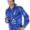 CHEMISE DISCO BLEUE