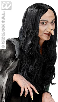 PERRUQUE NOIRE LONGUE