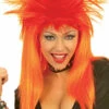 PERRUQUE ROCKER ORANGE FLUO
