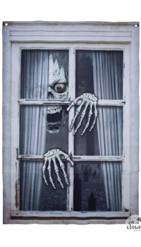 DECORATION DE FENETRE SQUELETTE