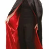 CAPE NOIRE ET ROUGE REVERSIBLE