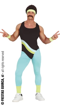 DEGUISEMENT GYMNASTE ANNEES 80