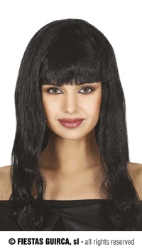 PERRUQUE LONGUE NOIRE