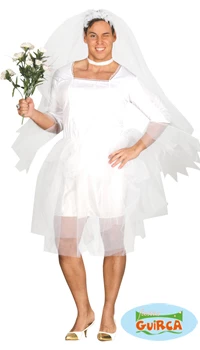 DEGUISEMENT MARIEE TRAVESTI