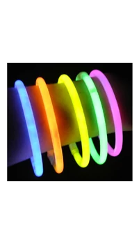 BRACELETS FLUO ASSORTIS, TUBE DE 100