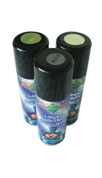 LAQUE CHEVEUX PAILLETTES ARGENT