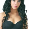 PERRUQUE BOUCLEE NOIRE