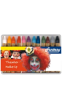 CRAYONS GRAS ASSORTIS, BOITE DE 12