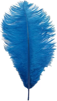 PLUME AUTRUCHE 34/38cm TURQUOISE