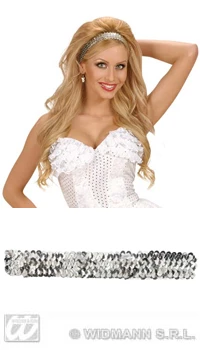BANDEAU PAILLETTE ARGENT