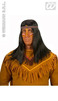 PERRUQUE INDIEN CHEVEUX LONGS