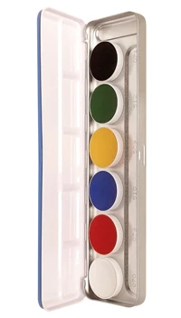 FARD AQUACOLOR KRYOLAN PALETTE 6 COULEURS