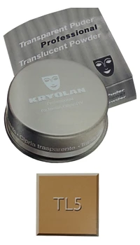POUDRE TRANSPARENTE KRYOLAN 60g BEIGE FONCE