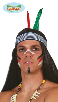 BANDEAU INDIEN A PLUME