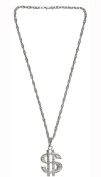COLLIER DOLLAR METAL ARGENT