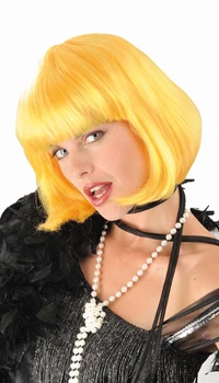 PERRUQUE CABARET JAUNE