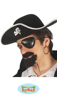 CACHE OEIL ET BOUCLE D'OREILLE