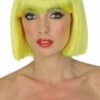 PERRUQUE CRAZY JAUNE FLUO