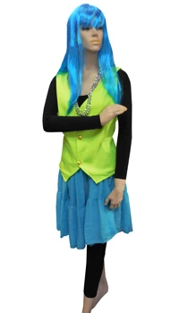 JUPE FLUO TURQUOISE