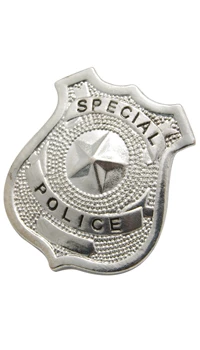 PLAQUE DE POLICE METAL