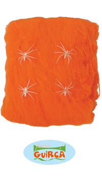 TOILE D'ARAIGNEE ORANGE