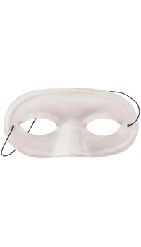 LOUP DOMINO TISSU BLANC