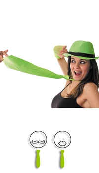 CRAVATE FLUO VERTE