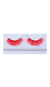 FAUX CILS ROUGES