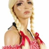 PERRUQUE BLONDE A NATTES