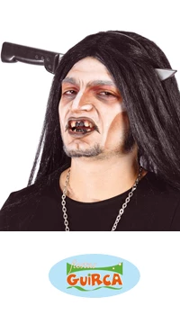 COUTEAU SANGLANT TRANSPERCANT LA TETE