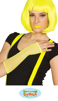 MITAINES NEON JAUNE, LA PAIRE