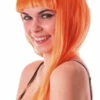 PERRUQUE ORANGE A FRANGE