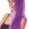 PERRUQUE VIOLETTE A FRANGE
