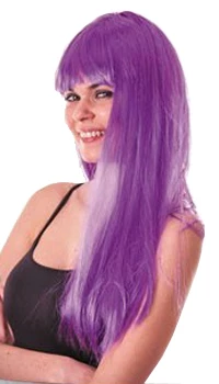 PERRUQUE VIOLETTE A FRANGE