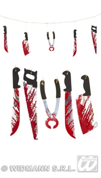 GUIRLANDE ARMES SANGLANTES