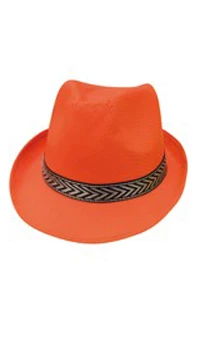 CHAPEAU BORSALINO FLUO ORANGE