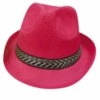 CHAPEAU BORSALINO FLUO ROSE