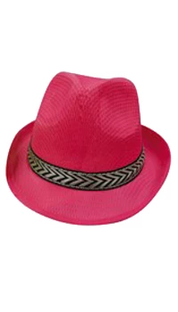 CHAPEAU BORSALINO FLUO ROSE